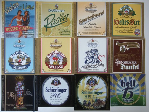Bier etiketten brauerei - 12,