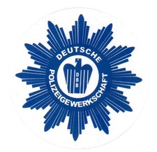 Polizei aufkleber dpolg stern - polizei,