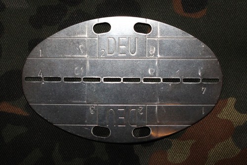 Bundeswehr erkennungsmarke - bundeswehr, bw