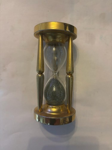 Alte sanduhr wohl bronze - alte,