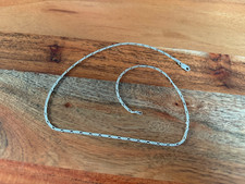 Massive Figarokette Echt 925 Sterling Silber Panzerkette  45cm Unisex