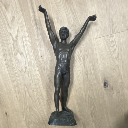 Jugendstil statue bronze - jugendstil,