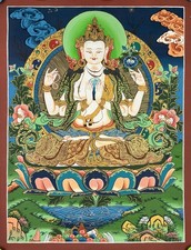 White Buddha Thangka –