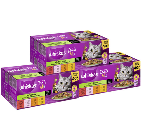 120x85g whiskas tasty - 120x85g,