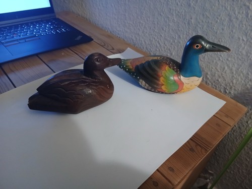Bunte deko ente große - bunte,
