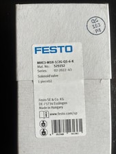 1PCS Neu FESTO Mhe3-m1h-3/2g-qs-6-k 525152 Magnetventil