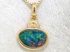 Anhänger Opal 585 Gelbgold
