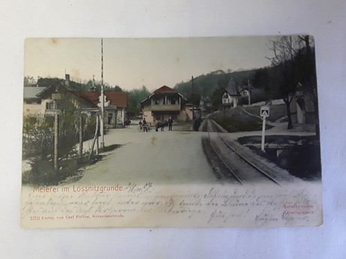 Alte ansichtskarte meierei - alte,