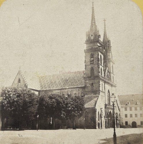 Schweiz kathedrale basel c1865 - schweiz,