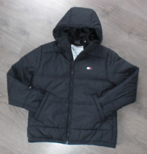 Tommy Hilfiger Sport Sorona Damen Steppjacke schwarz Daumenloch Kapuze neuwertig