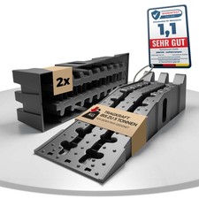 Auffahrrampen PKW - 2er Set SUV Auto Wohmbil Rampe bis 5t – Wohnwagen Rampe Keil