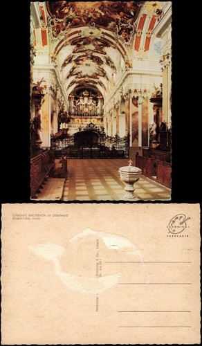 Ansichtskarte amorbach - ansichtskarte,