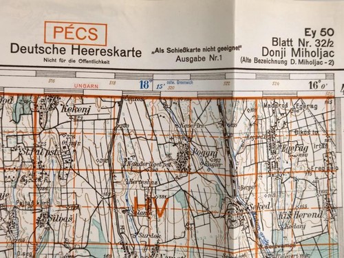 Deutsche heereskarte 1943 - heereskarte,
