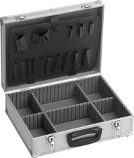 Meister Werkzeugkoffer leer Werkzeugkiste Alu-Koffer