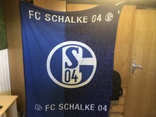 Schalke decke flanell logo - decke,