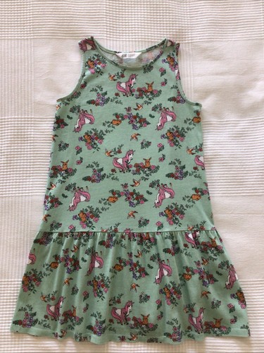 Kleid 134 140 mint grün - h&m,