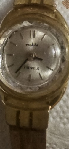 Alte uhr ruhla goldduble - , 17