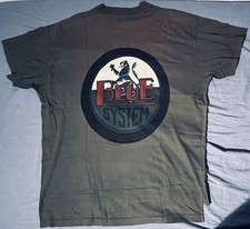 Blue System T-Shirt, dk. grün, L, orig. 90iger, Vintage