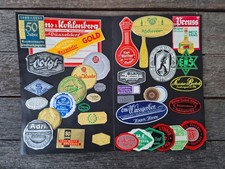alte Bier Werbung (Nr.2), Etiketten Siegelmarken Anhänger,Scholz/Wuppertal, 1935