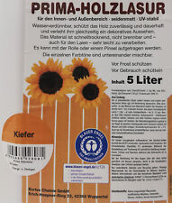 5L Holzschutzlasur Lasur Holzlasur Farbe Holzschutz Zaunlasur Farbton Kiefer