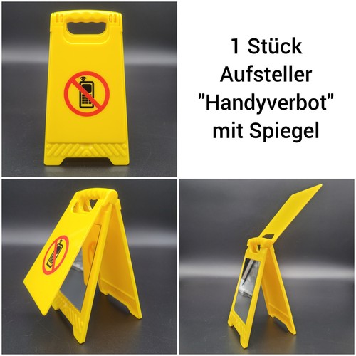 Aufsteller handyverbot gelb - aufsteller,