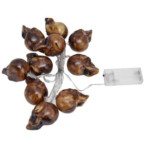 Led totenkopf lichterkette mit - led-totenkopf-lichterkette,