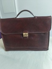 Original "The Bridge" Aktentasche Leder Vintage