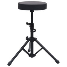 Drumhocker Verstellbar Schwarz