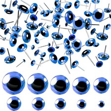 Puppenaugen Glas Blau 10