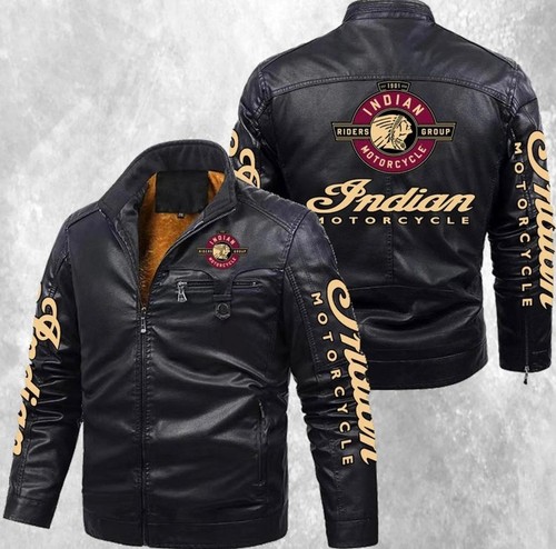 Herren indian schwarz - schwarz, biker
