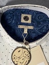 Herren Langarm-Hemd Punkte