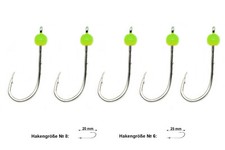 Tungsten Perlen mit Haken
