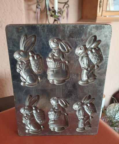 Antike schokoladenform ostern - antike,