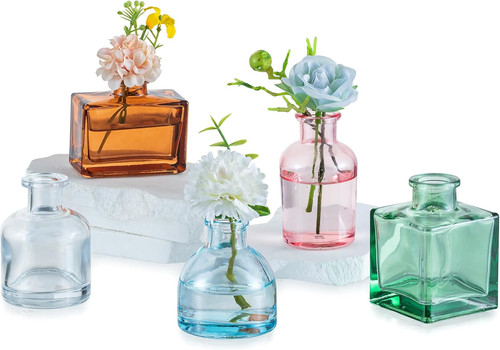 Mini glasvasen set bunte - mini,