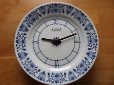 Wanduhr WEIMAR electronic Made in GDR,D=ca. 24cm,läuft Ostalgie Glashütte DDR