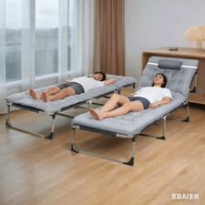 Feldbett Campingbett klappbar Bett Campingliege Gästebett Faltbett mit Matratze