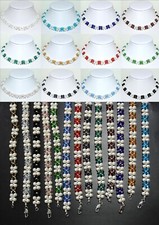 Damen Ketten, 1 x  Kristall &