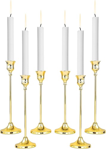 6er set kerzenständer gold - set,