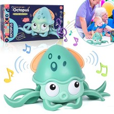 Interaktives Krabbelspielzeug Elektronische Krabbelnder Oktopus Mit Musik Licht