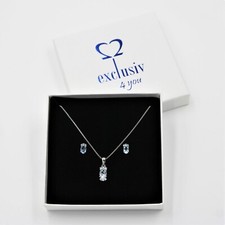 Aquamarin mit Zirkonia