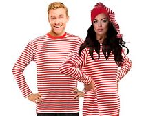 Kostüm Ringelshirt rot weiß