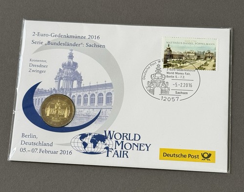 Münzbrief 2016 world - 2€,