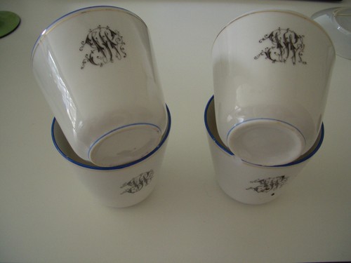 Tasse tassen porzellan mit - 4x,