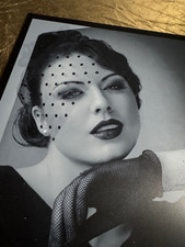 Canon UV-Druckmuster 24x35 cm – Océ Arizona Fotodruck Platte schwarzweiß