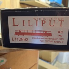 H0 Liliput L112893 VT 137 DRG für Märklin AC digital,gebraucht-1 Makel,OVP!