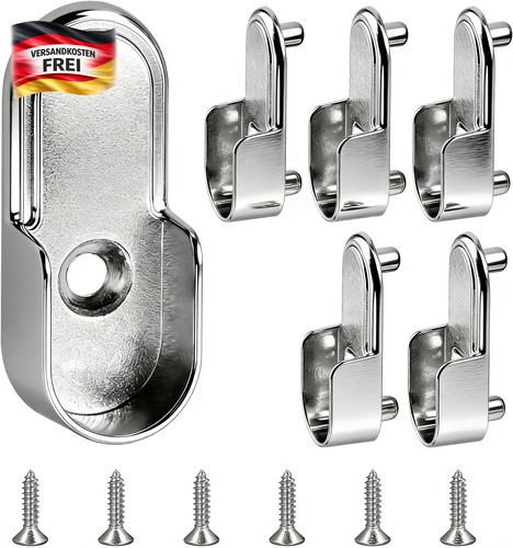 Kleiderstangenhalter 6er set - 6er,