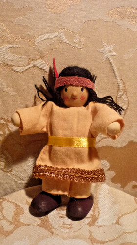 Winzling biegepuppe indianerin - biegepuppe,