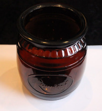 Rumtopf aus braunen Glas