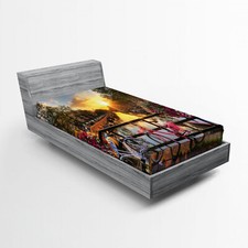 Stadt Spannbetttuch Holland Urban Bikes und Canal