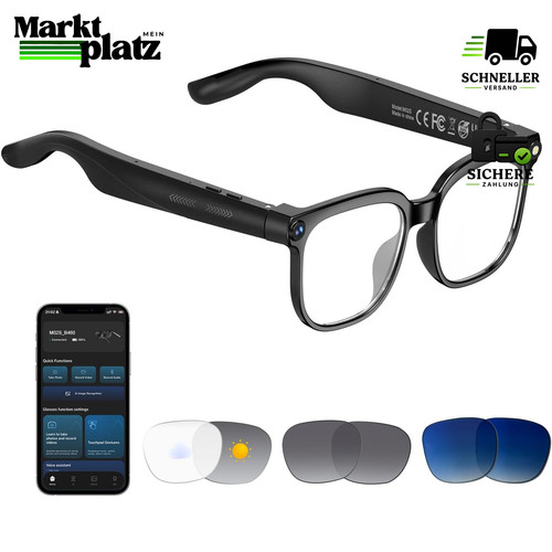 Smart kamera brille 1080p - smart,